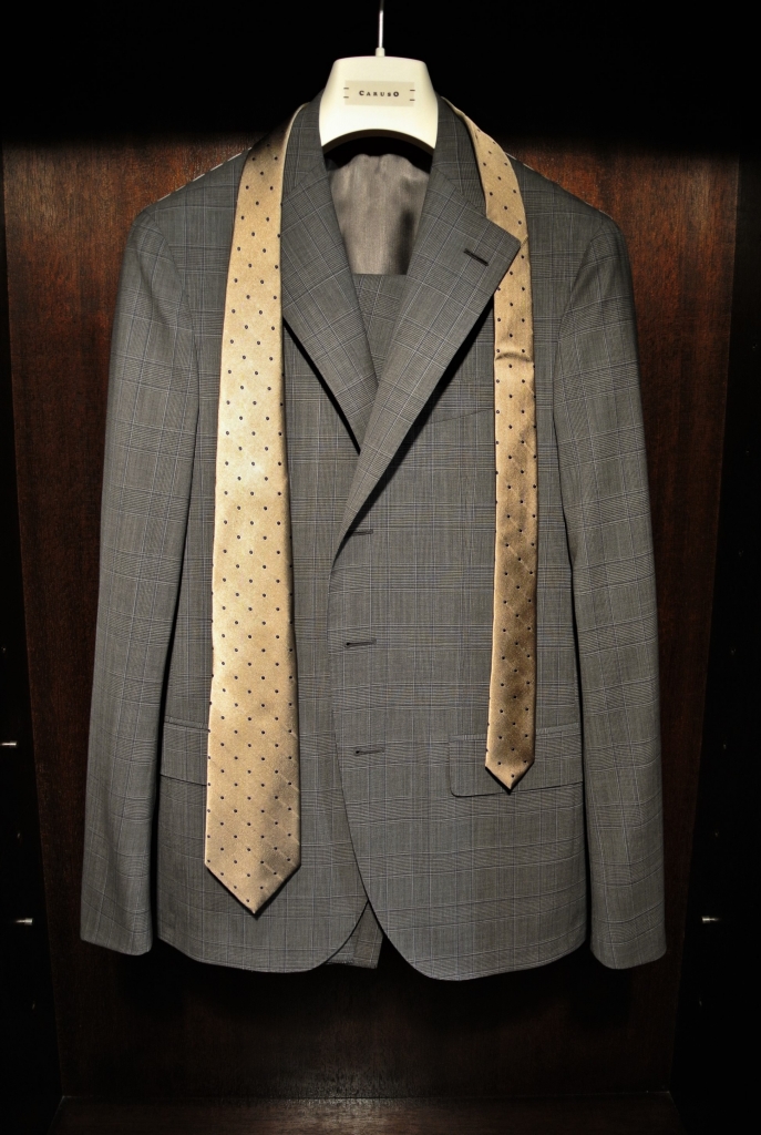 Raffaele Caruso ロロピアーナ グレンチェック チェスターコート