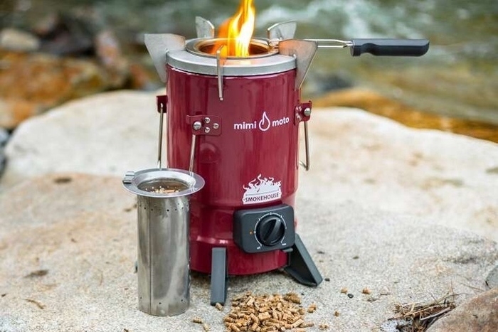 ホンマ製作所 黒耐熱窓付時計型ストーブASW-60B（クロタイネツトケイ