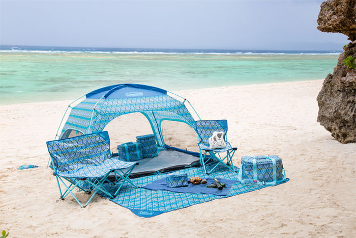 Coleman ファンチェアダブル(フォリッジ/ブルー)の商品紹介 | hinata