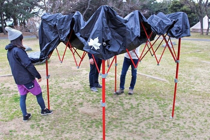 LOGOS QセットBlackタープ 270（キューセットブラックタープ 270）の