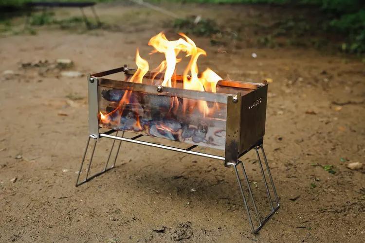 焚き火台レンタル】【ノリノリライフ】ヨコナガメッシュタキビダイ