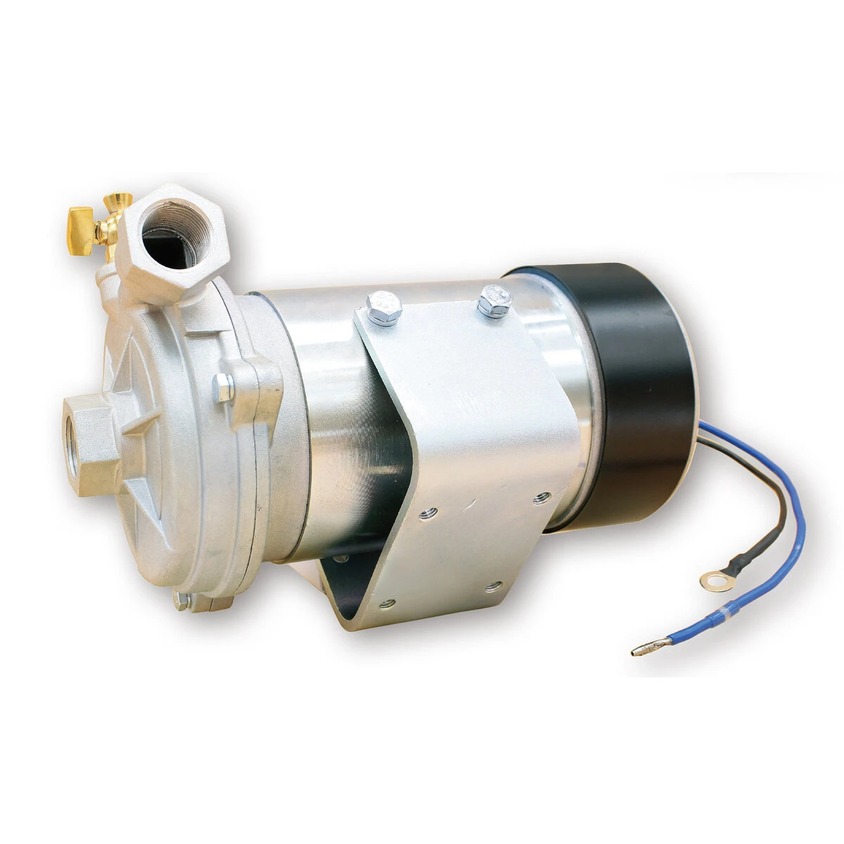 公式】パーマンショップ-ミキサー車用洗車水ポンプ 24V 400W 台座付き