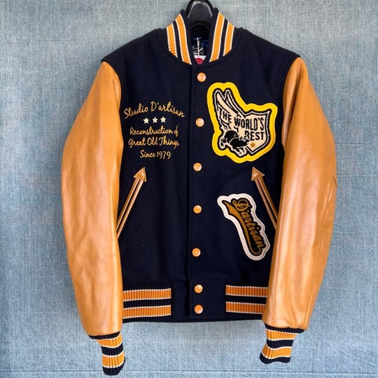 S.ダルチザン・特に優れた技術の桐生市相良刺繍製作の馬革袖の