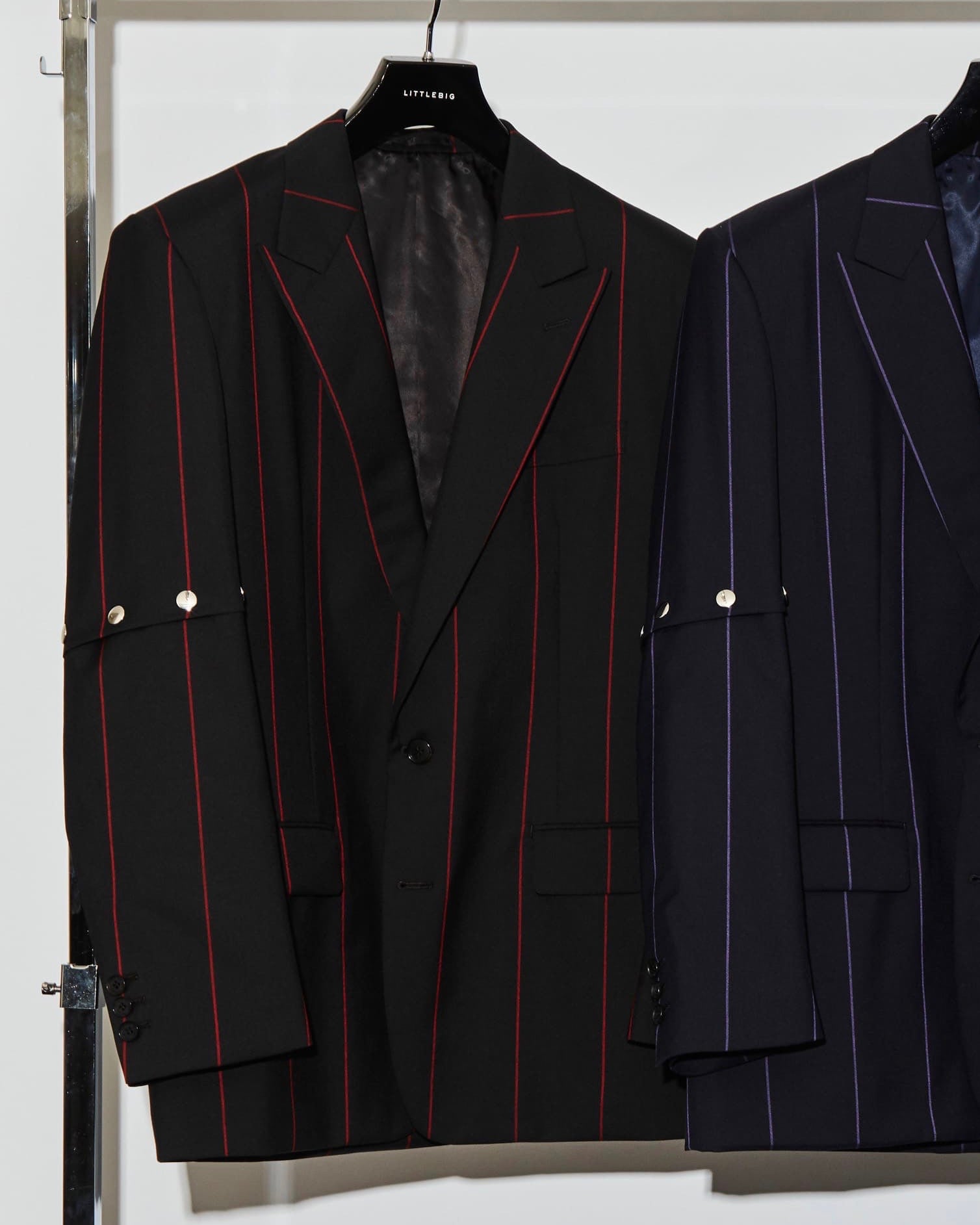 LITTLEBIG(リトルビッグ)のRemovable Stripe Single Jacket Black or