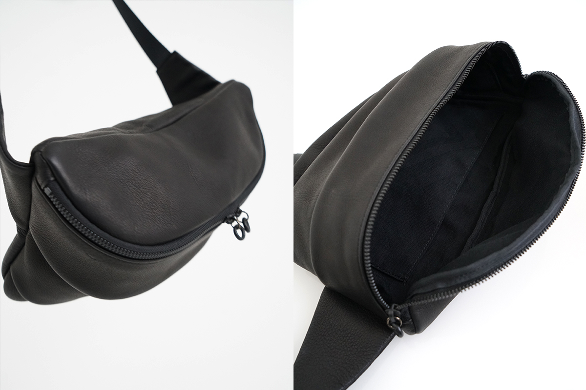 ディアレザー 鹿革製パネルボディバッグ｜軽量・日本製 VU PRODUCT