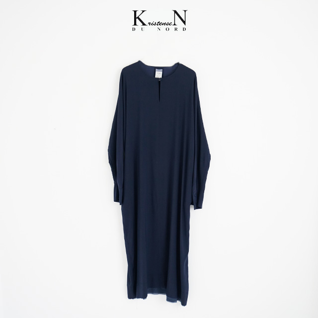 KristenseN DU NORD クリステンセンドゥノルド DRESS [05 blue notte]
