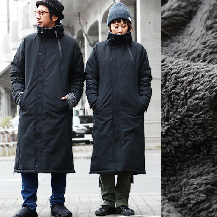 ベンチコート メンズ レディース 暖かい 裏ボア 撥水 防風 軽量 機能