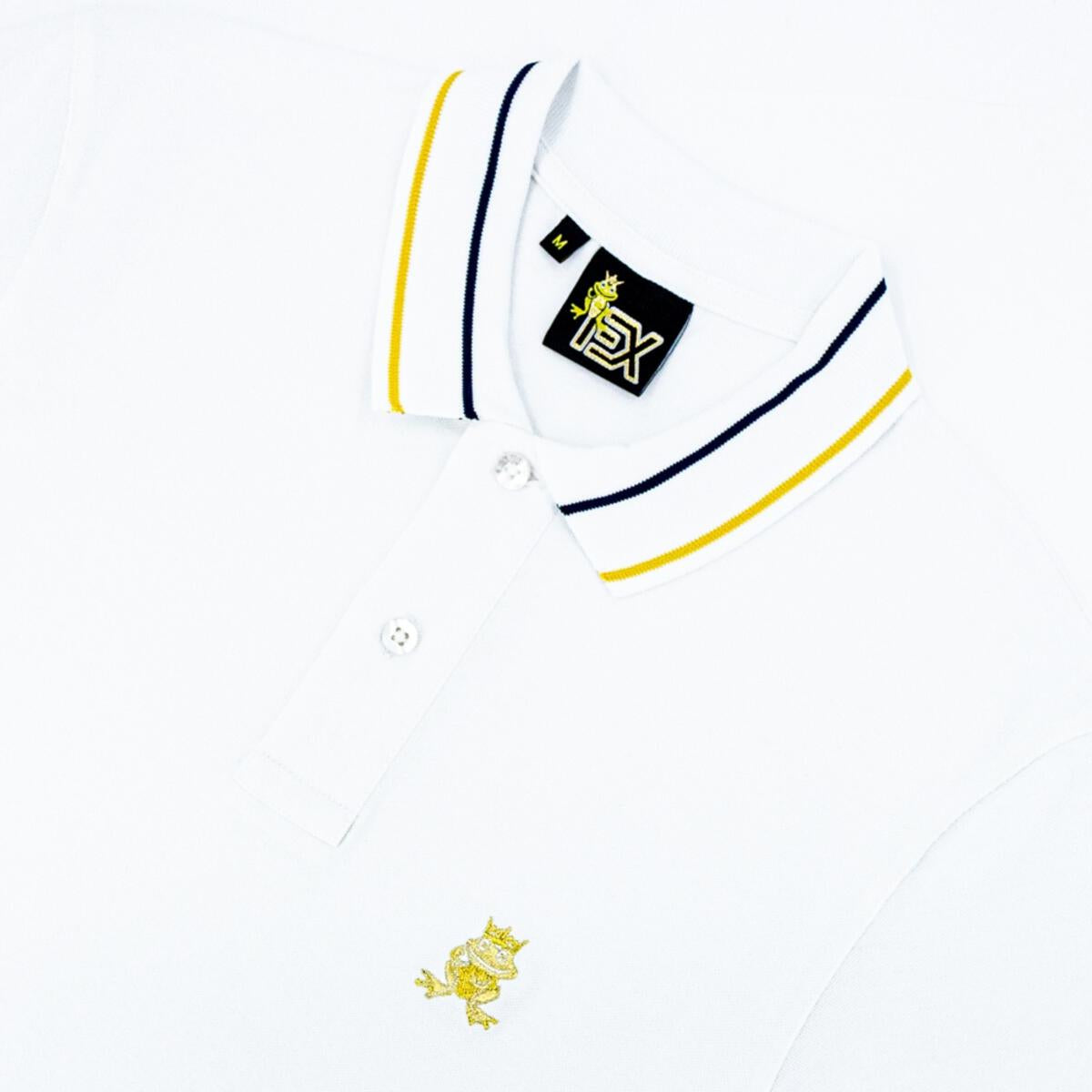 Solid White Diego Polo by EightX – Paul Malone
