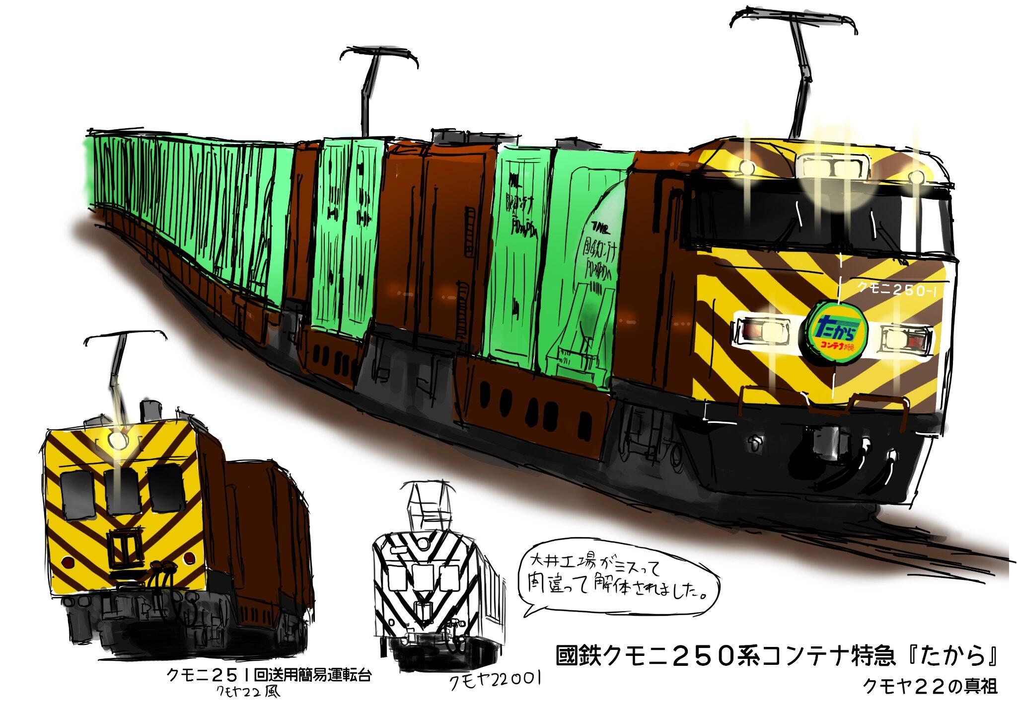 特製加工品】 クモヤ22001 katoコンテナ付、動力ユニット組込済 特製