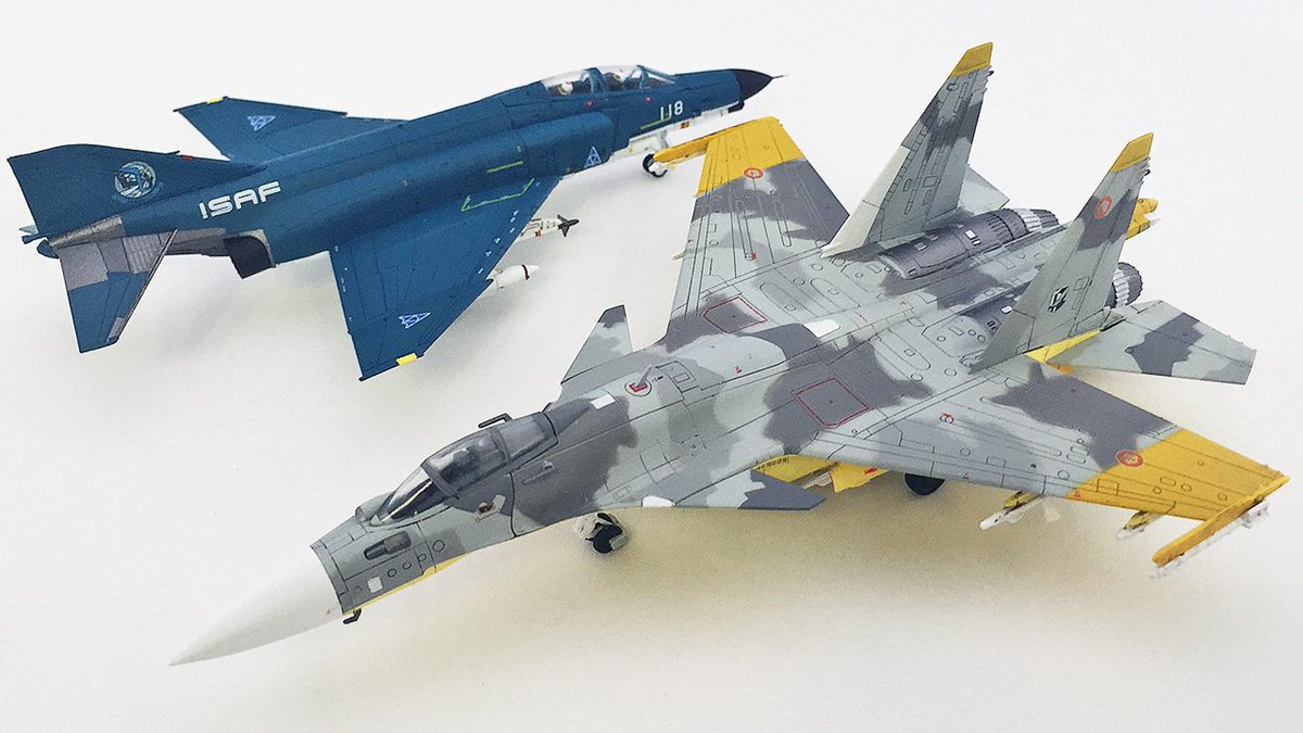 トミーテックさんより技MIXの最新作F-4Eメビウス1とSu-37黄色13が
