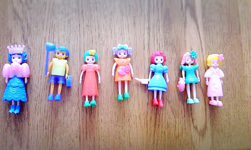 グリコ おまけ カラフルな人形10体セット グリコ おまけ カラフルな