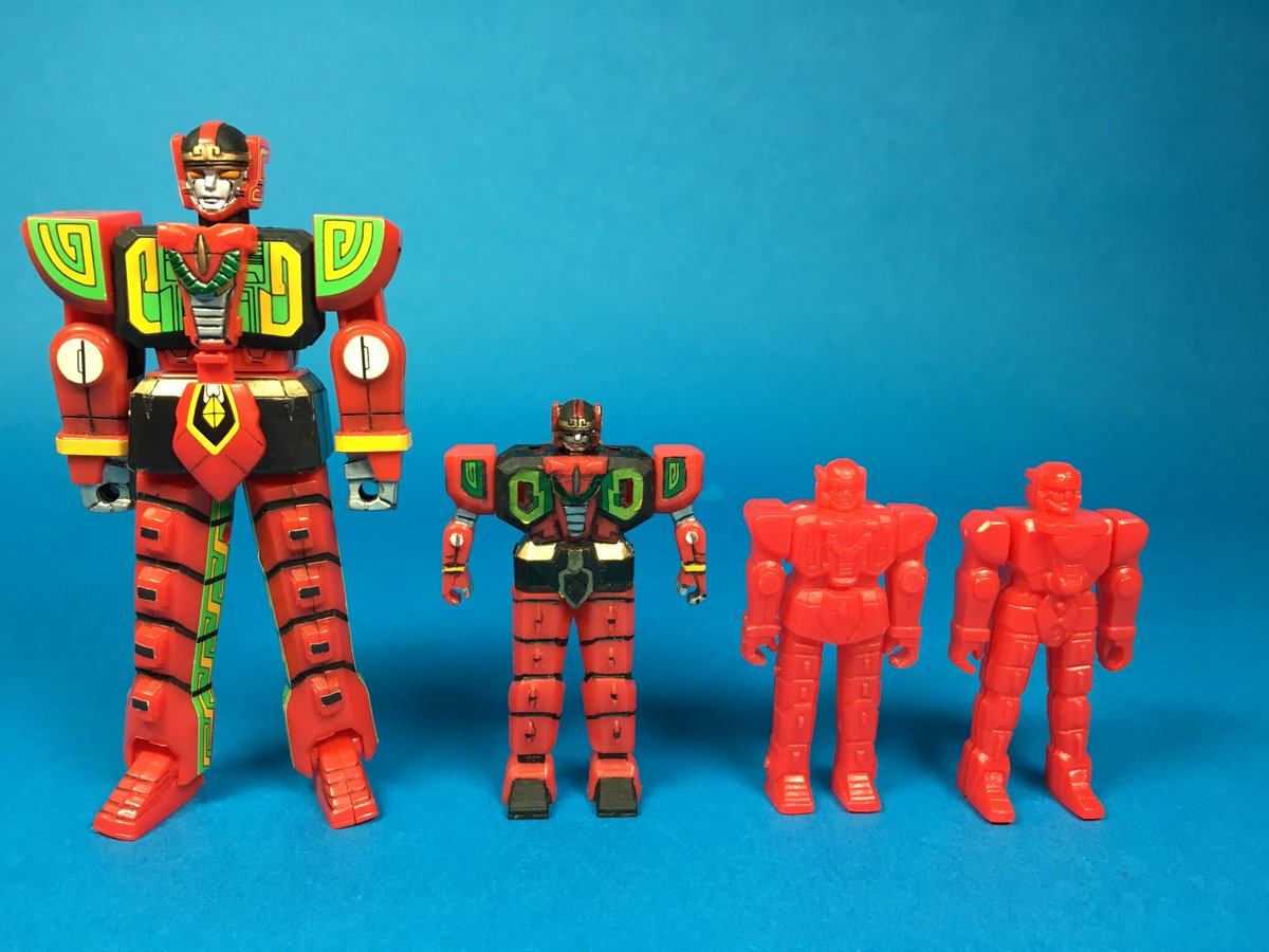 五星戦隊ダイレンジャー」ミニプラ天空気殿セットより「龍星王