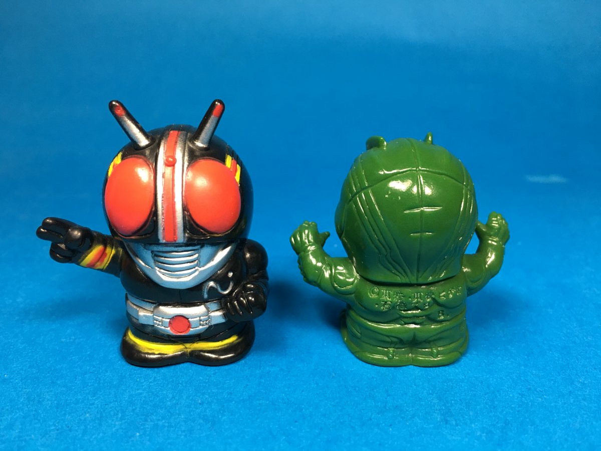 真・仮面ライダー序章」'93年発売ガシャポン指人形「仮面ライダーSD