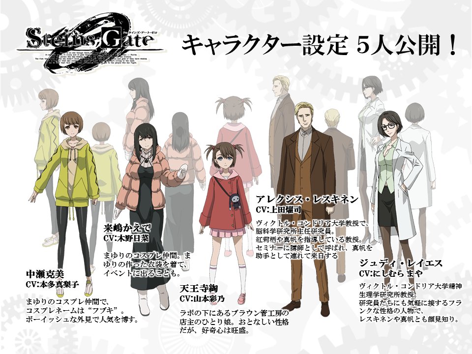 新情報】キャラ設定を5人公開！前作から引き続きの登場となる天王寺綯