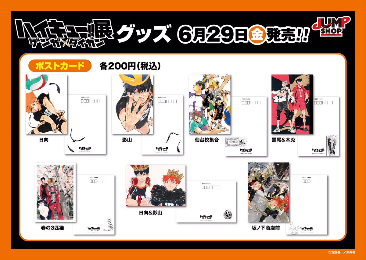 ハイキュー!!展/ゲンガ×ダイカン/日向翔陽.影山.及川徹.宮侑治/複製