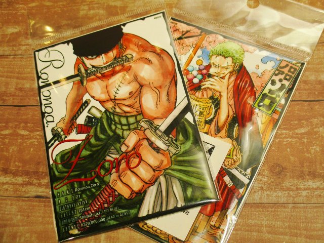 新商品】原画商品 『ONE PIECE』ロロノア・ゾロ ブロマイド3枚セット