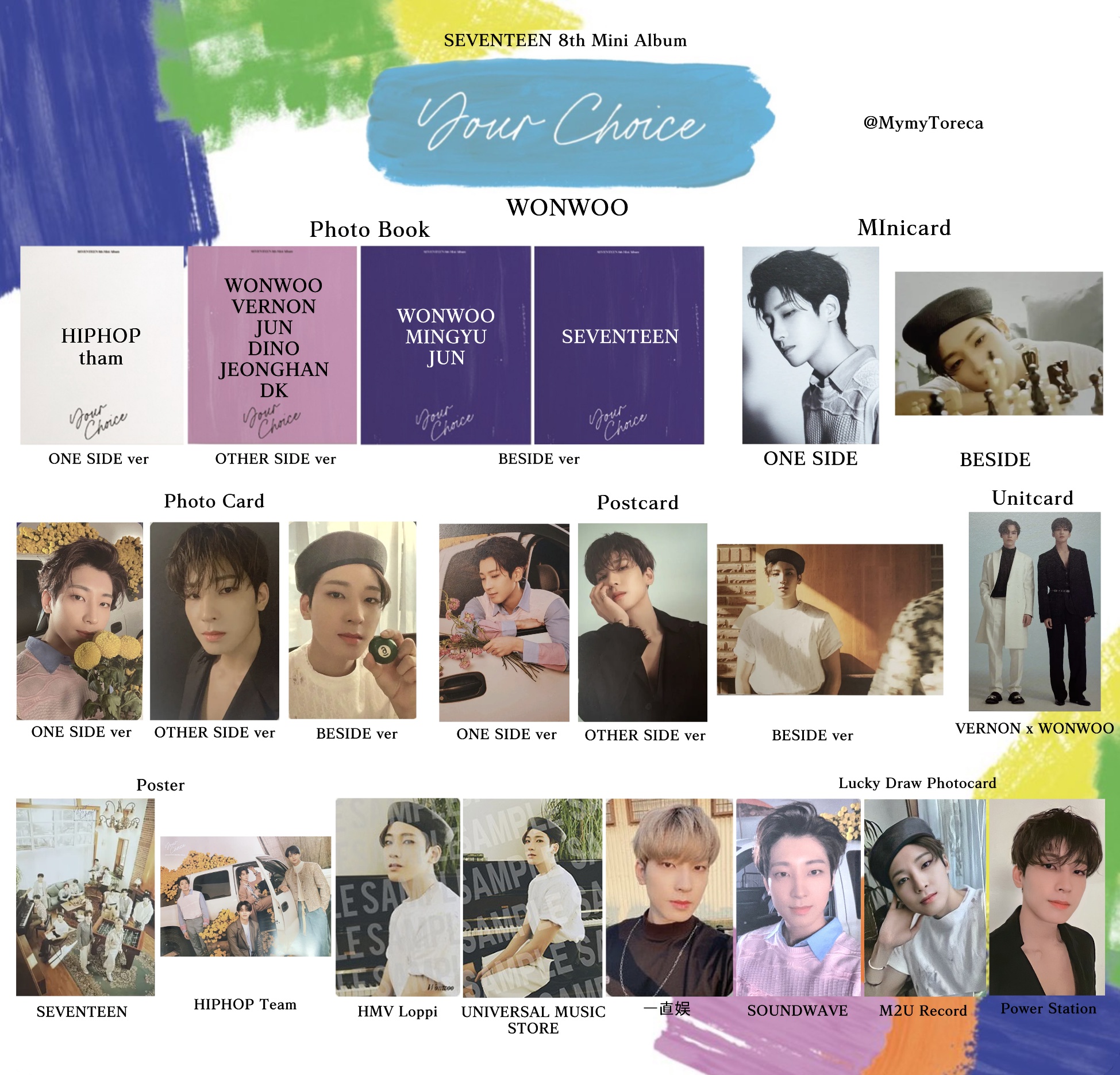 SEVENTEEN ウォヌ トレカ アクスタ You're choice CD