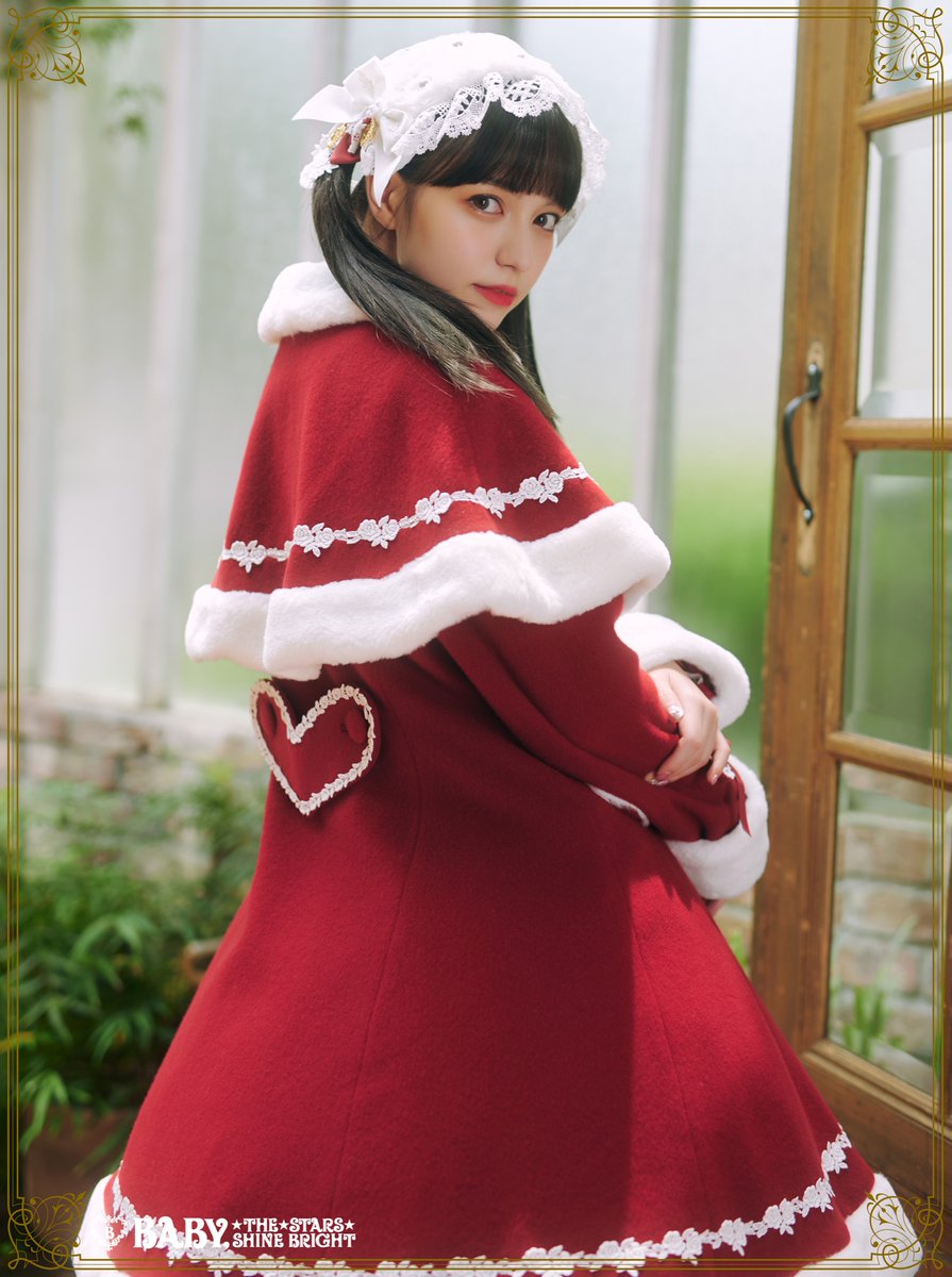 ⭐︎BABY新作情報⭐︎】ハートミルキーコート/¥52,580（税込）エンジを