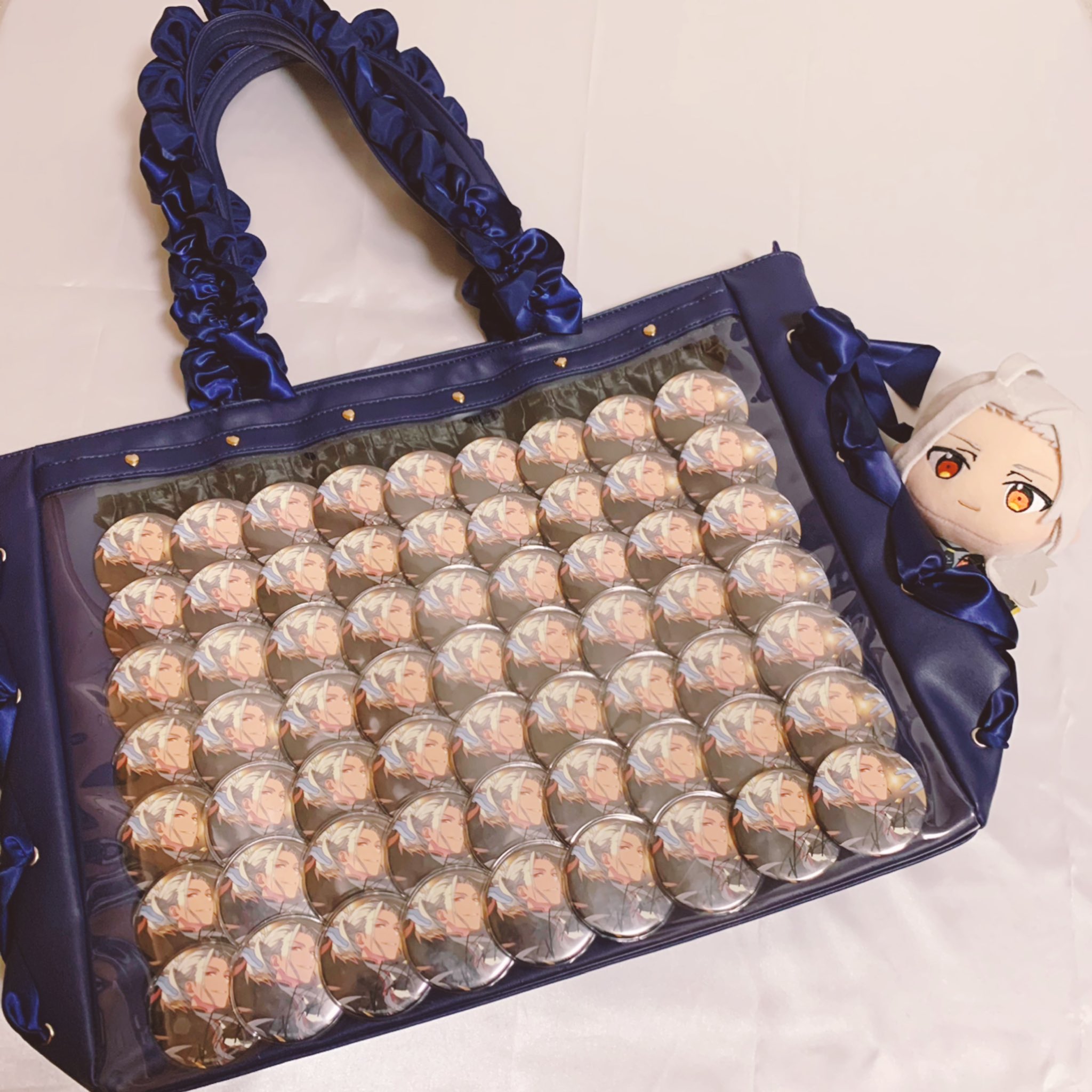 あんさんぶるスターズ 鳴上嵐 缶バッチ63個、バックセット 痛バ 鳴上嵐