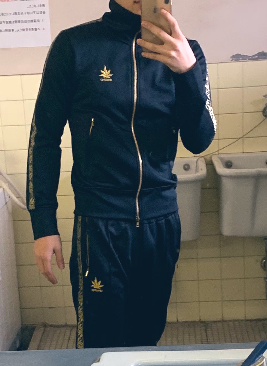 ドレストリップ ネイビー 4 小栗旬 クローズZero ジャージ ハイネック