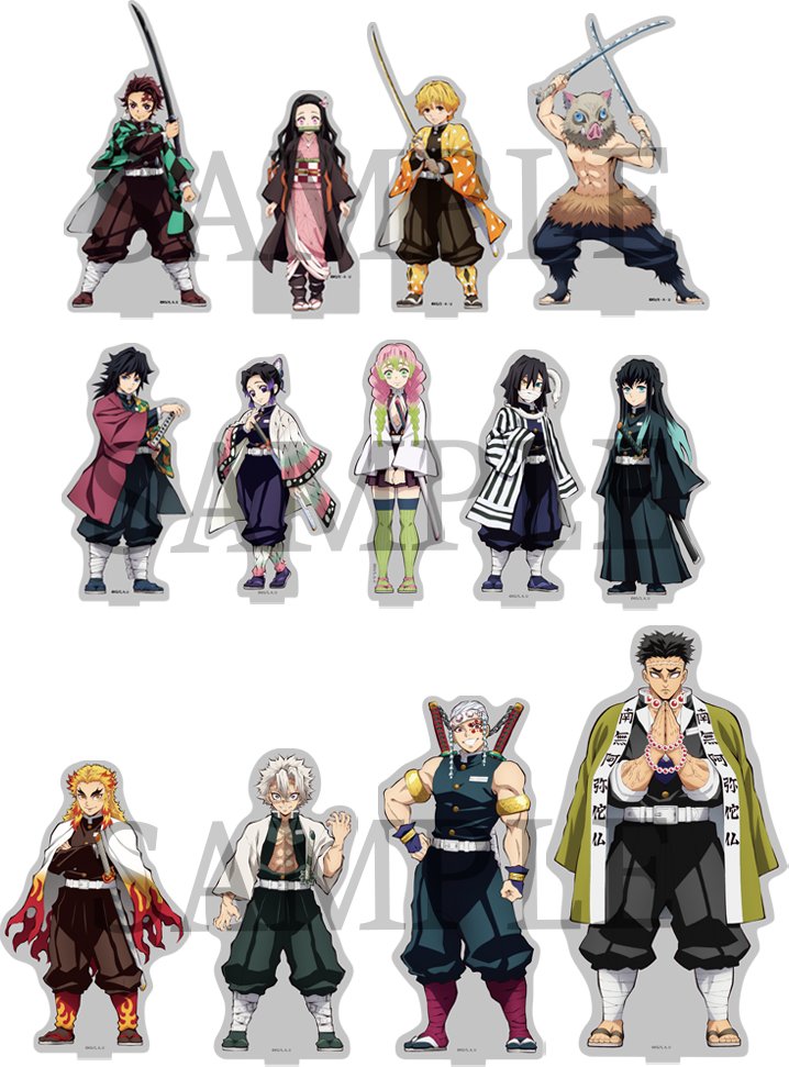 全集中展販売グッズ】 「キャラクターアクリルスタンド」 ufotable