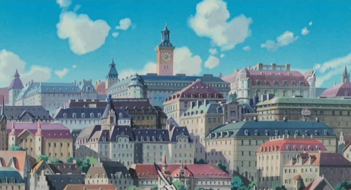 魔女の宅急便 ウォーターボール スノードームキキコリコの町並み