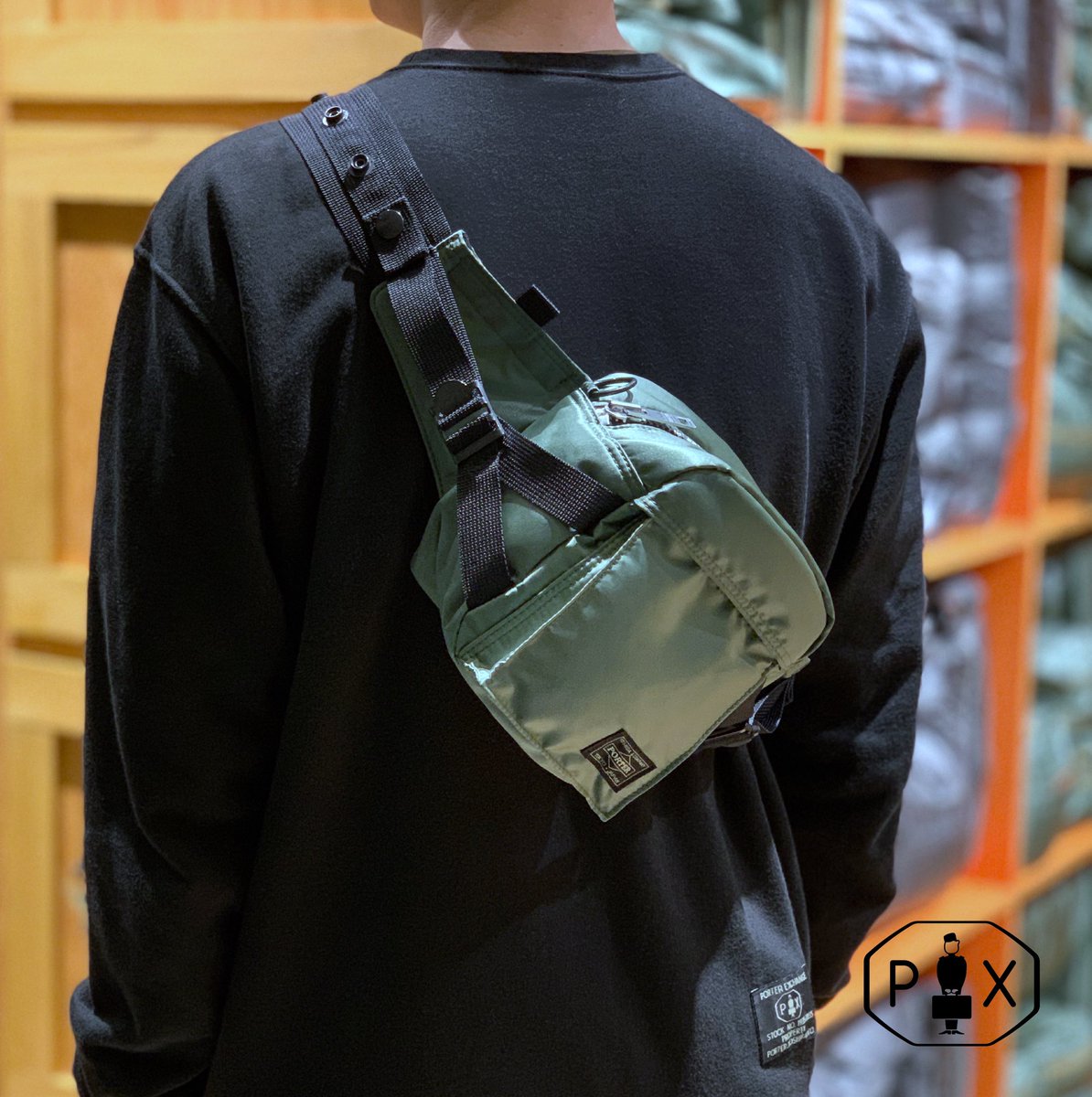 PX TANKER FANNY PACK“ product number：376-08391 size：W140/H165