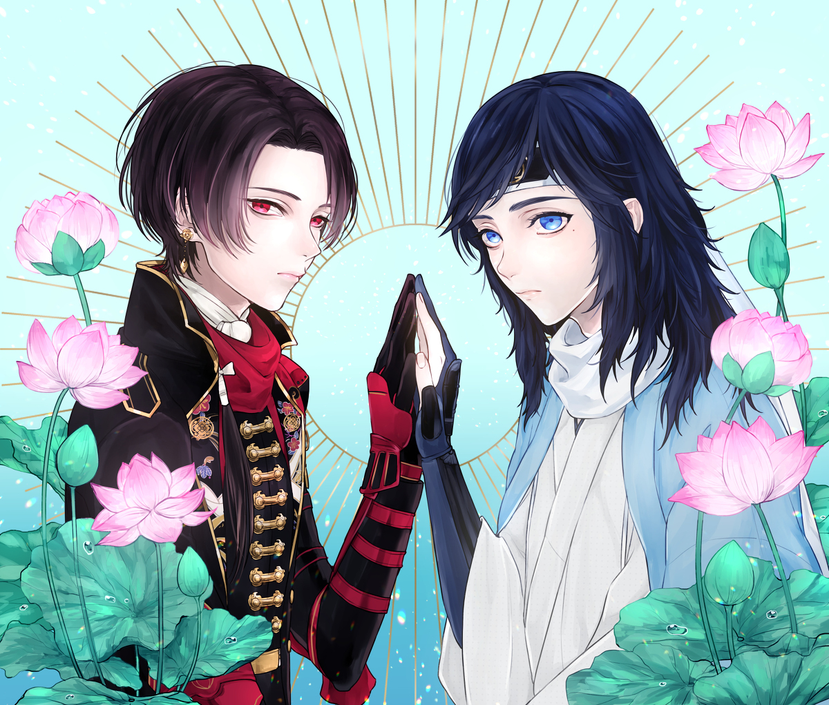 刀剣乱舞 加州清光 大和守安定 バッジ ラバスト アクスタ 沖田組 刀剣