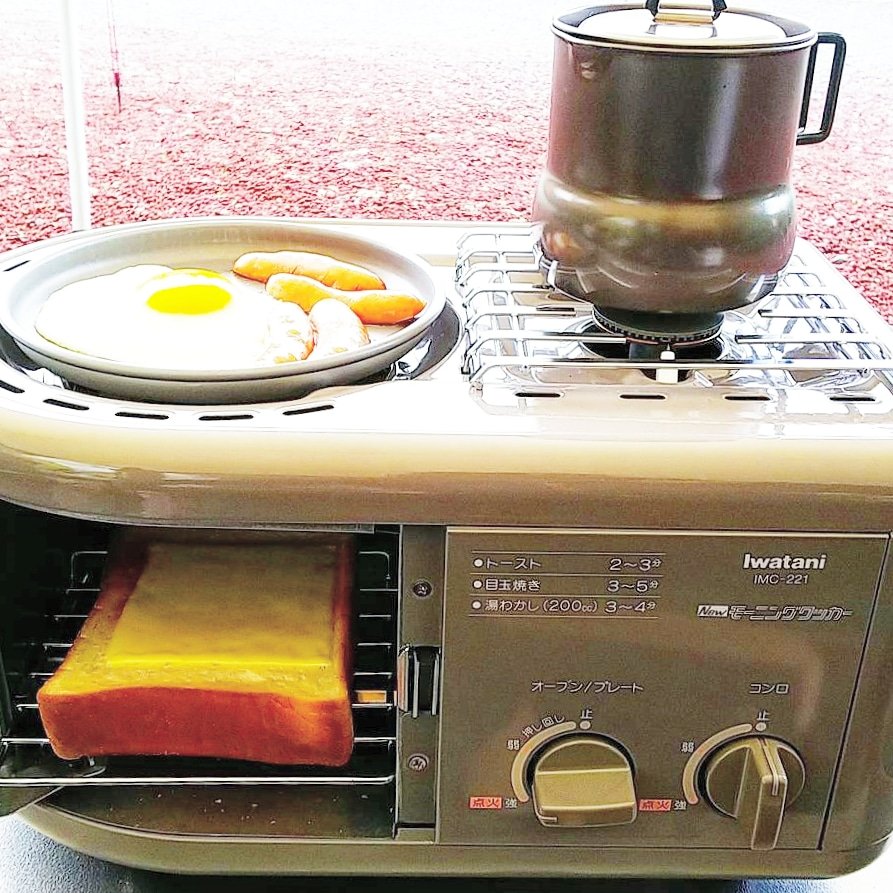 希少】 岩谷産業 iwatani モーニングクッカー IMC-220 キャンプ 激レア