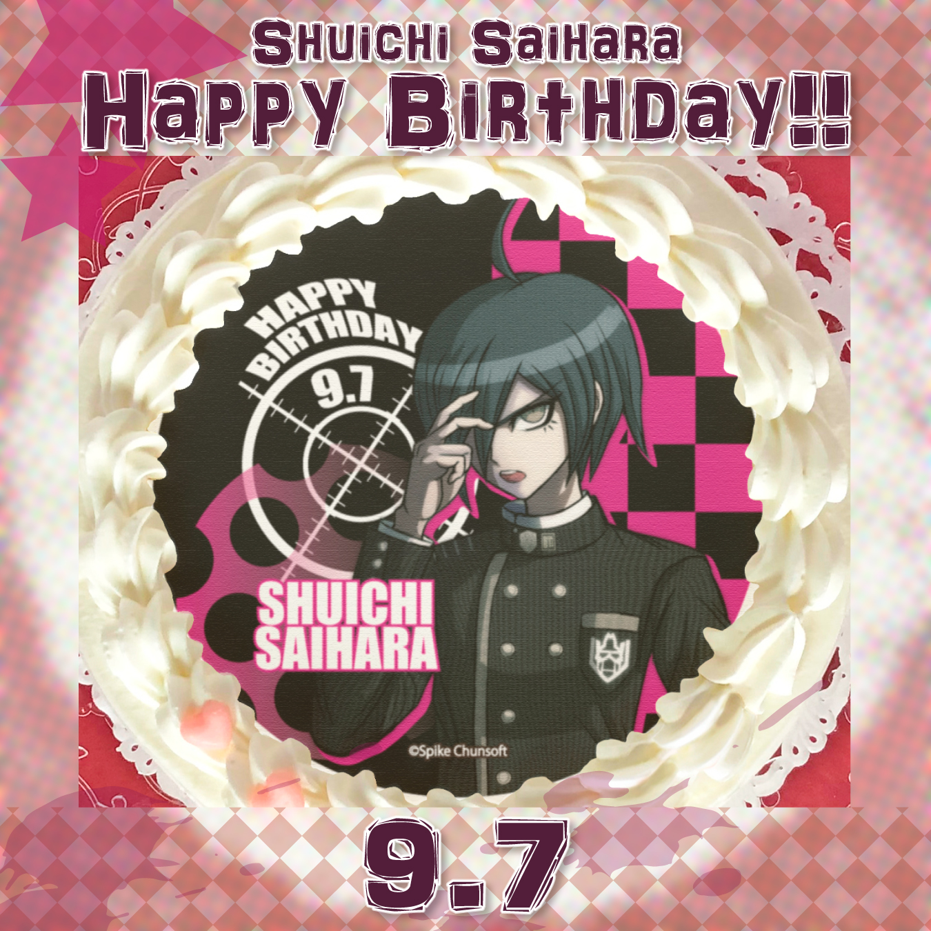 ダンガンロンパ プリロール バースデー ハート型缶バッジ 最原終一