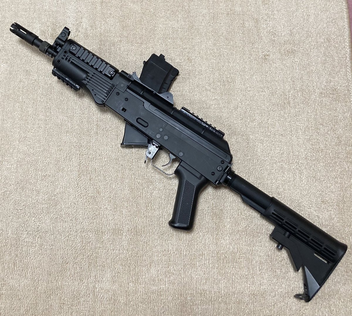 ライトプロAK74uのカスタム完成！ マズルの14ミリネジ化&ハイダー交換