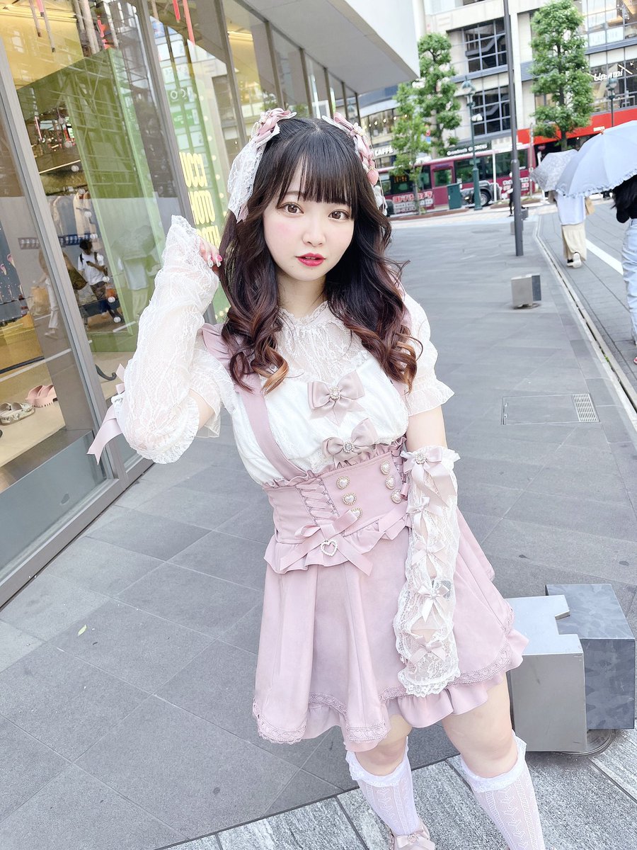 𝐑𝐞𝐬𝐭𝐨𝐤𝐞𝐝 -- #レースアップサスペンダー付きスカパン ¥9,240