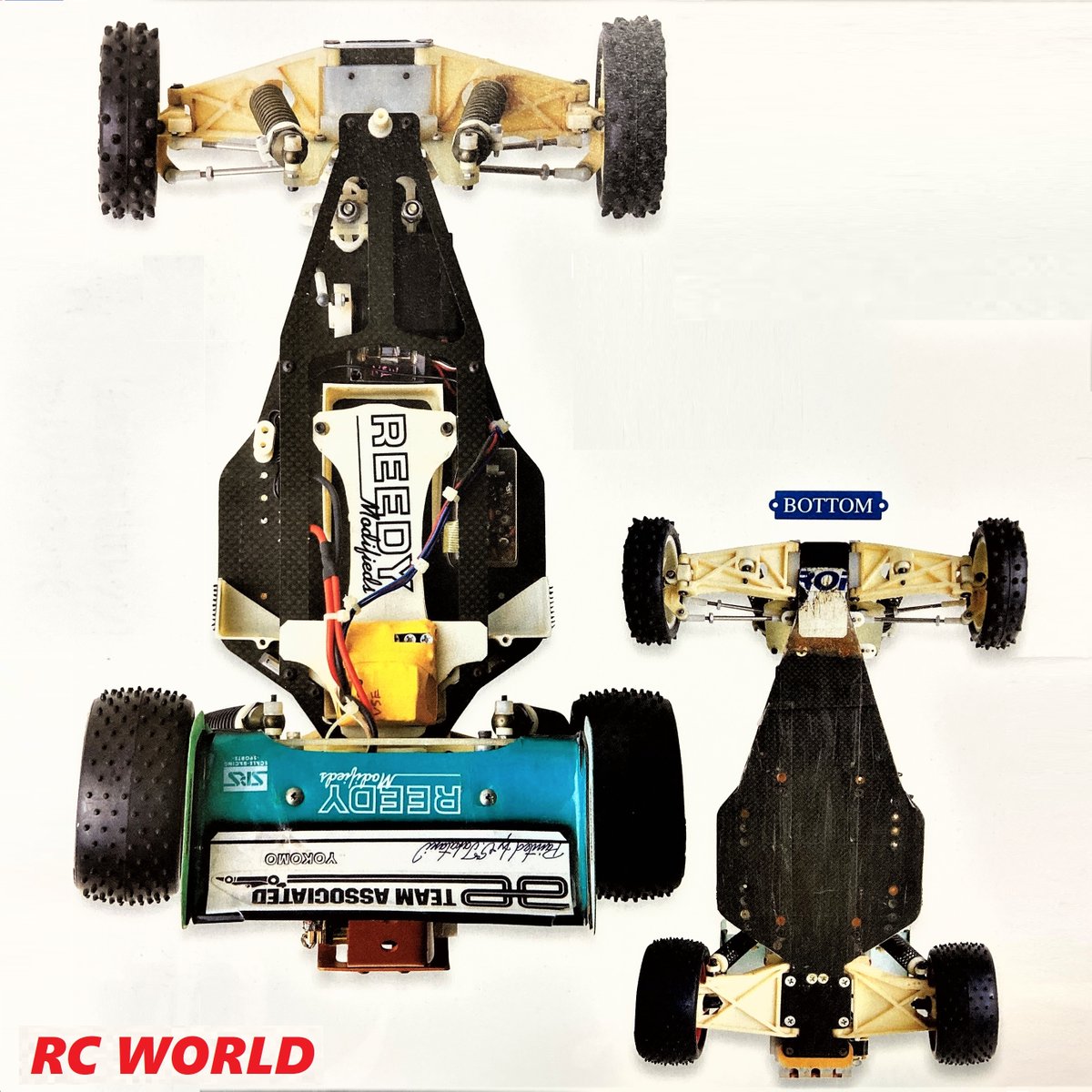 1989 IFMAR WORLD CHAMPIONSHIP, WINNING CAR. ASSOCIATED RC10GX