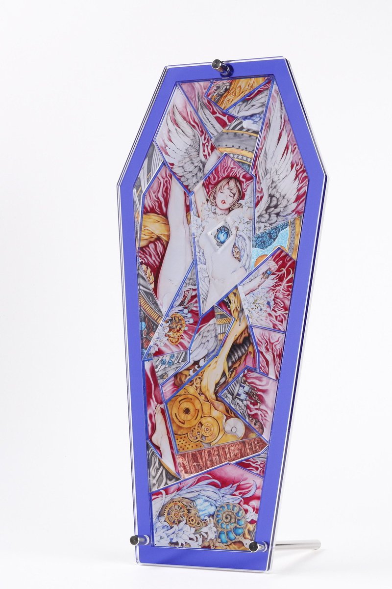 小畑健展描き下ろし作品「NEVER COMPLETE」アクリルパズルアートは2022