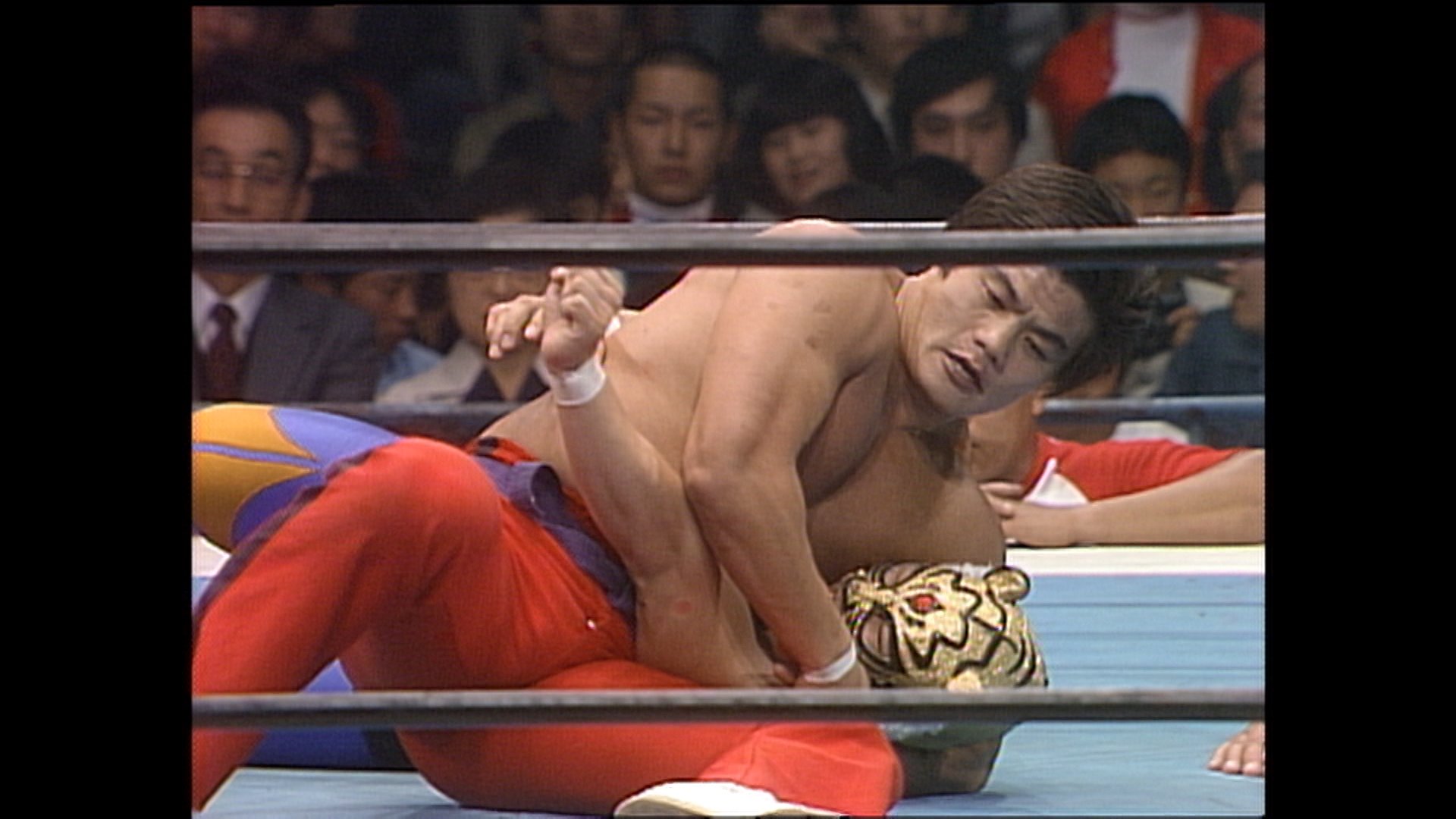 貴重! タイガーマスク 赤パンタロン&ラメリストバンド(豊嶋製) 新日本