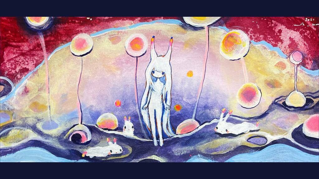 原画 2010年 si_kyu 黄菊しーく 水彩画