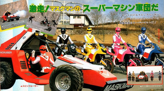 Good morning. Happy 35th anniversary to Maskman. A classic 80's