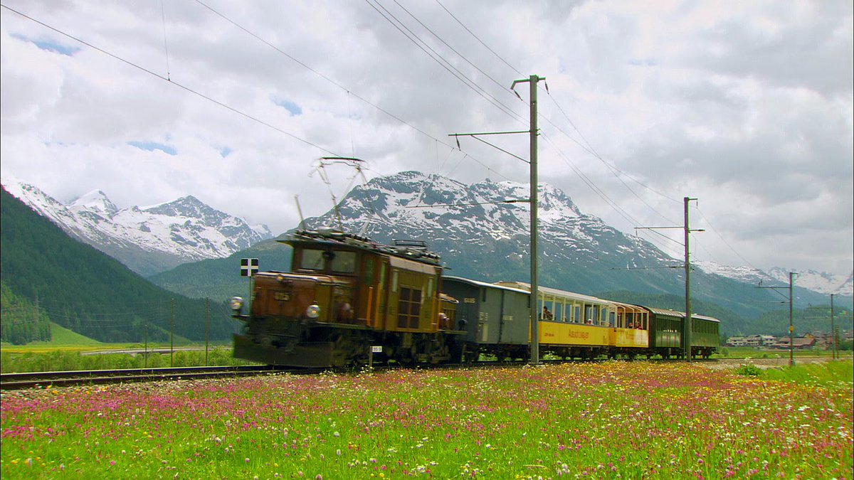100年前にアルプスを越えたレーティッシュ鉄道。クロコダイルと