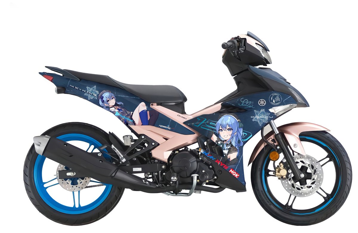 New project for my bike. Will be applied soon xD.. #ほしまち