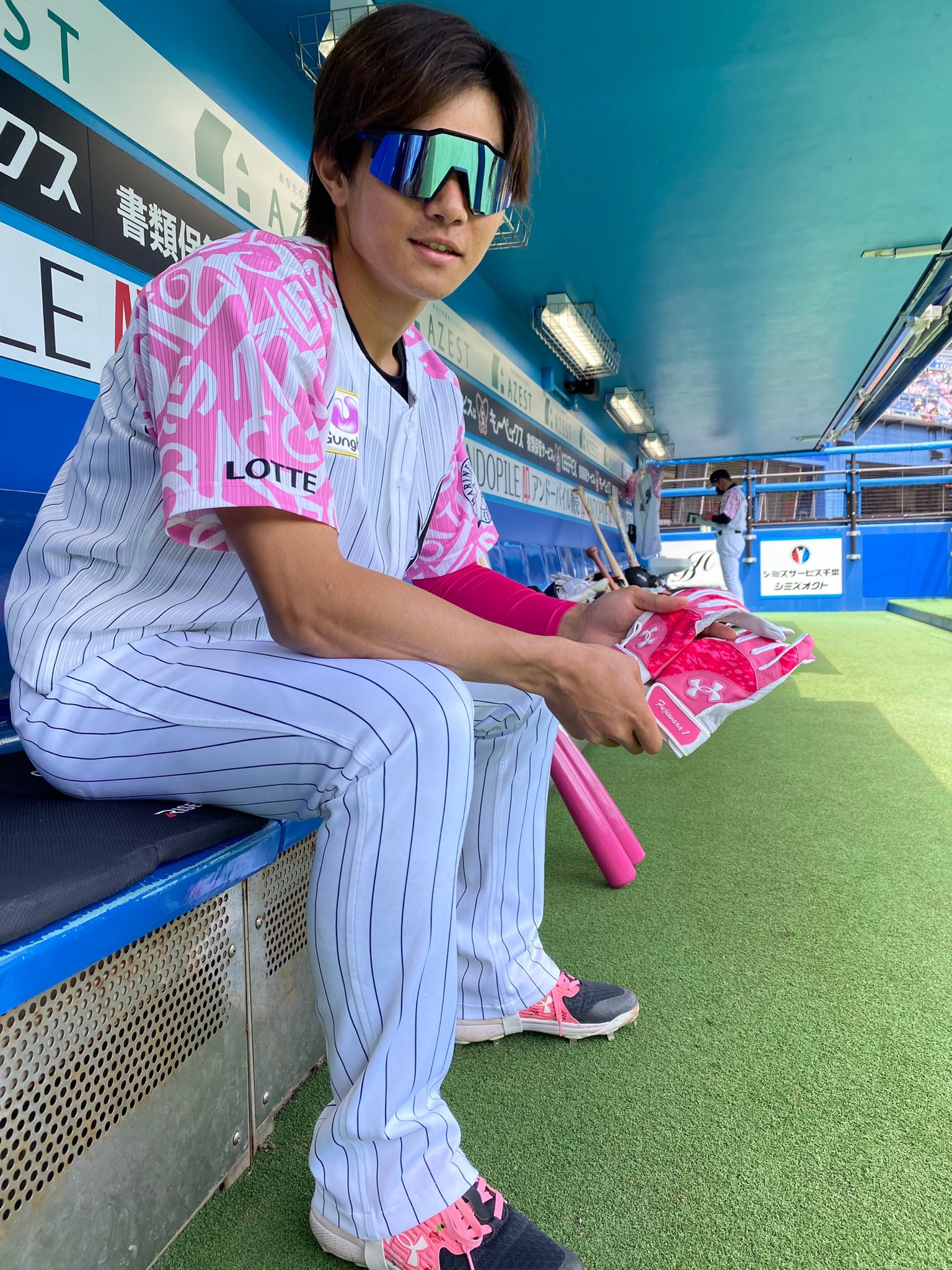 藤原恭大 選手 実使用