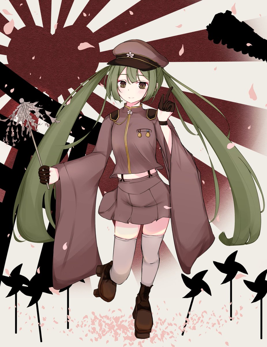 30曲目 千本桜／黒うさP #100曲ボカロ絵チャレンジ #初音ミク