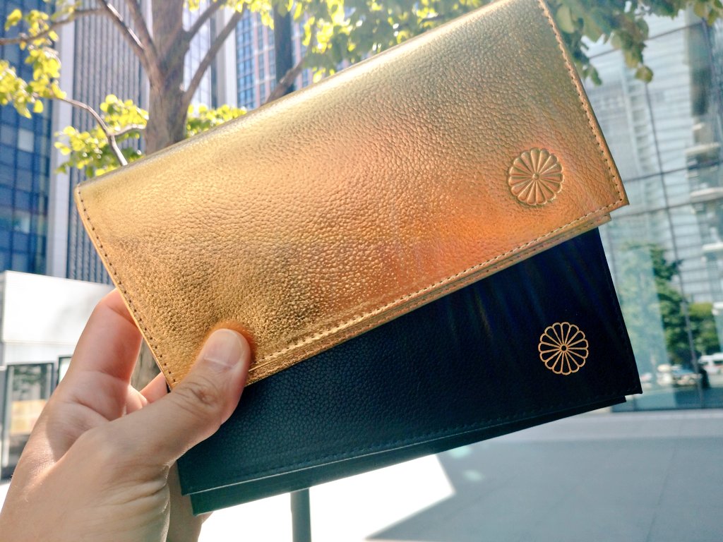 皇居 ゴールド 長財布 新品】皇居 長財布 激レアゴールド 皇居財布