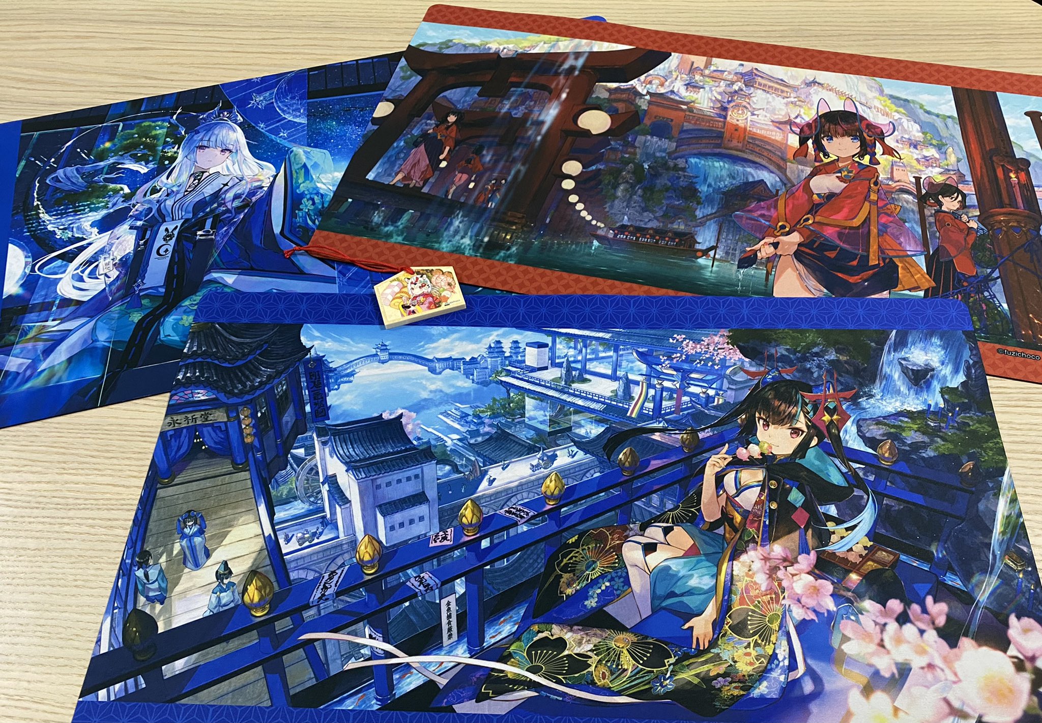 藤ちょこ 大判ラバーマット 「コトブキヤくじ 藤ちょこ」 A賞-3 藤