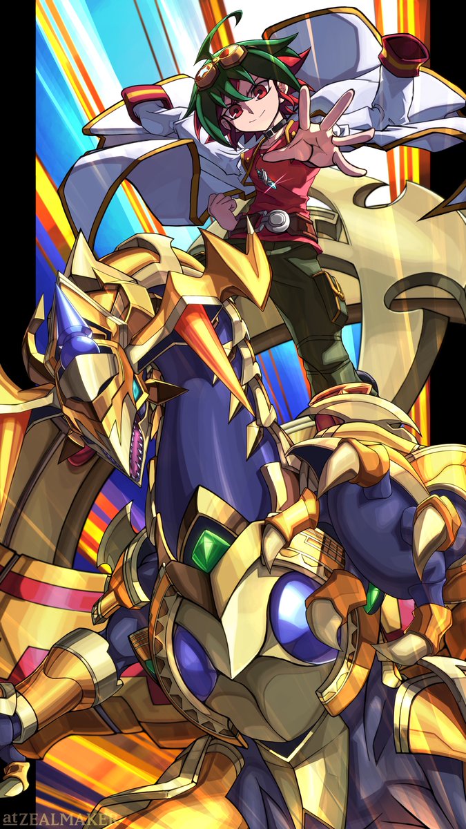 遊戯王 榊遊矢&オッドアイズ ペンデュラムドラゴン プレイマット