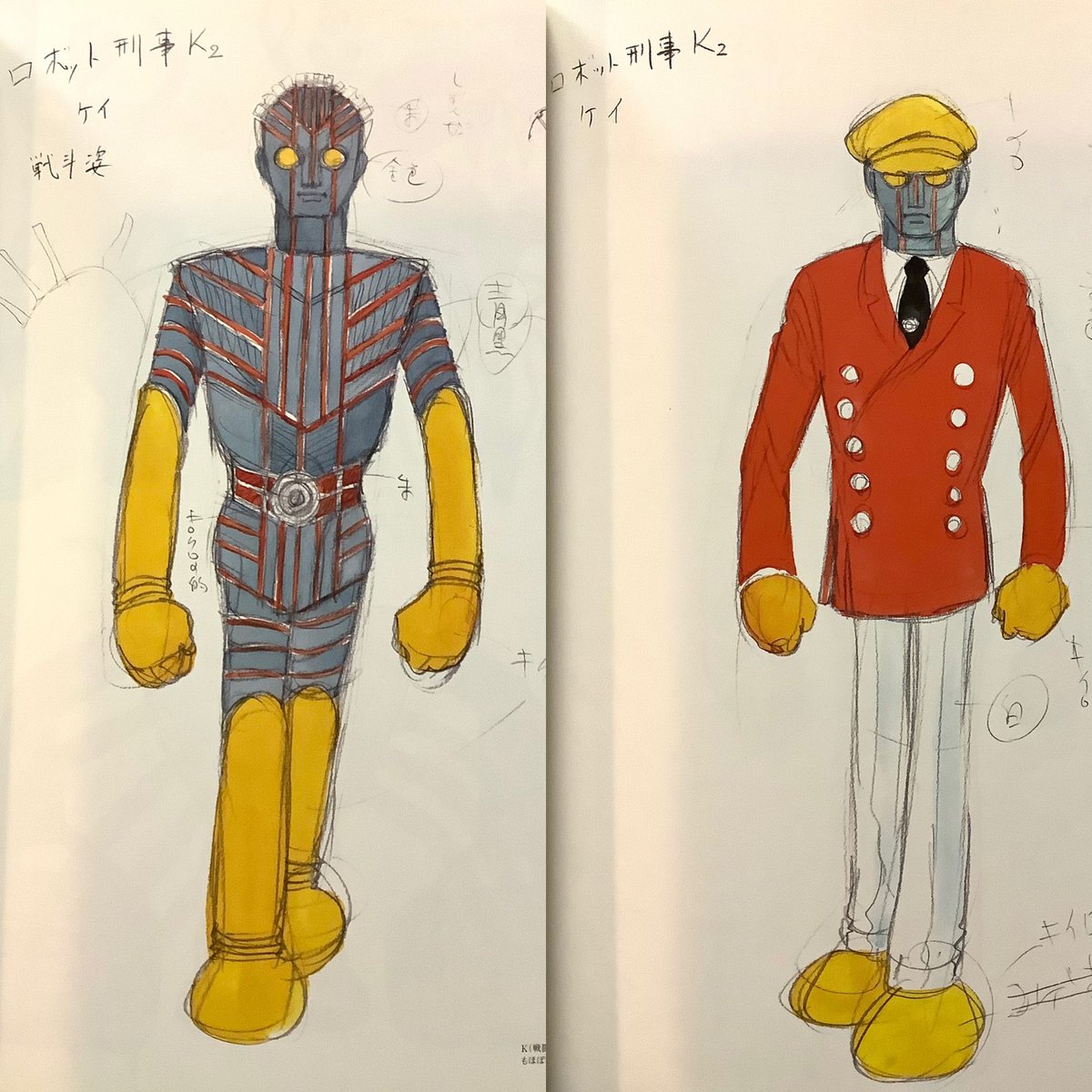 nonotuki39miku 初期段階ではロボット刑事K2 ケイとなっていたのが