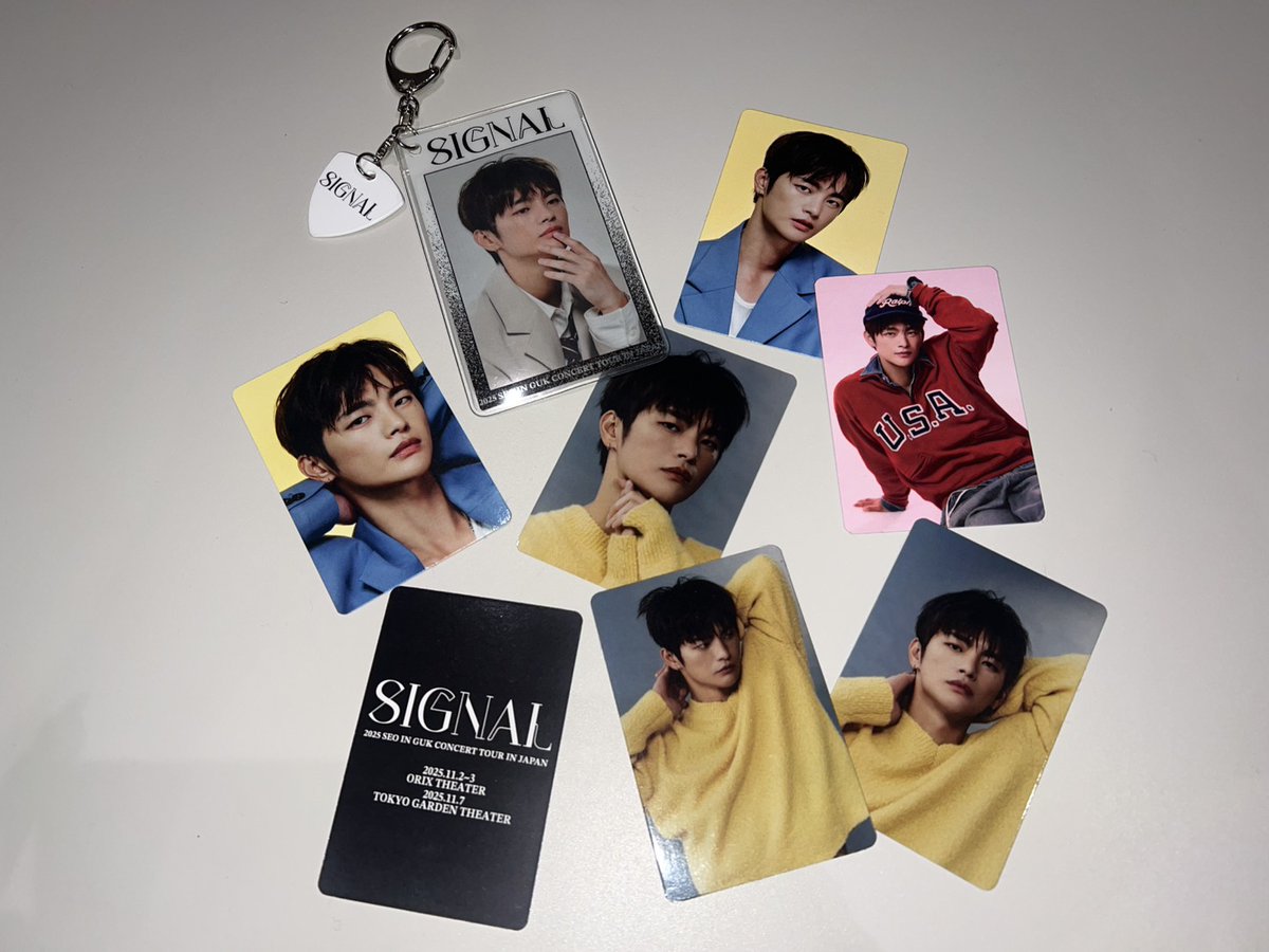 2025 SEO IN GUK CONCERT TOUR IN JAPAN [SIGNAL]公式グッズ皆さまのお