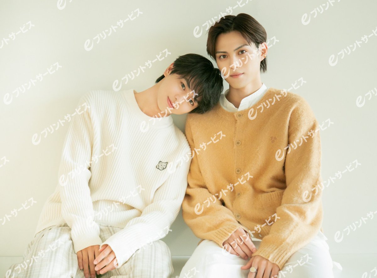 藤本洸大 簡秀吉×藤本洸大 JUNONブロマイド全種11枚セット（