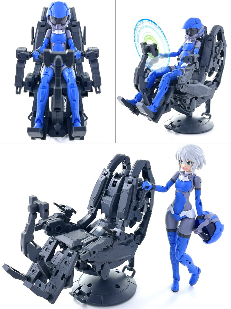 せっかくなので30MS用にコックピットシートを作成！リシェッタも