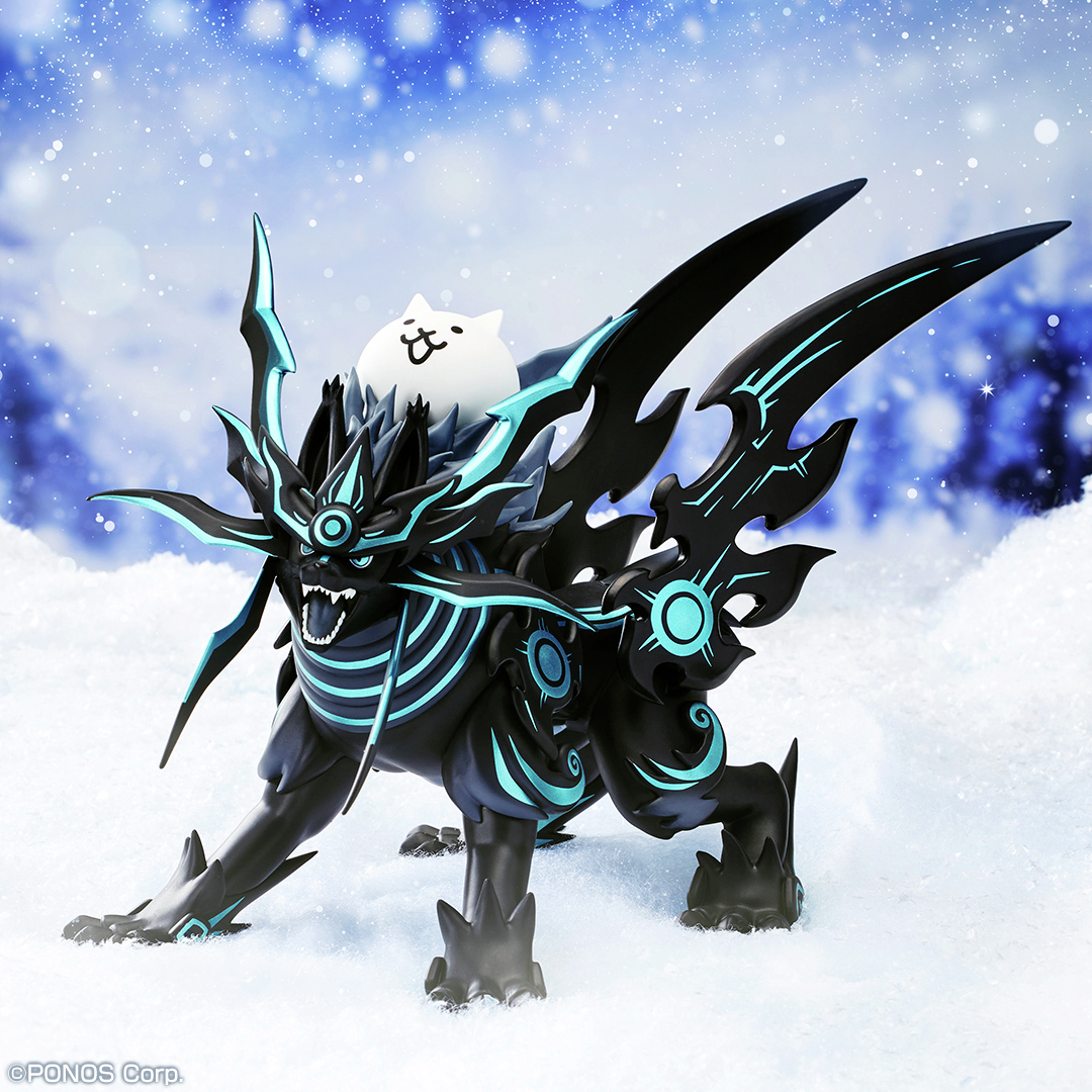 ナムコ限定 にゃんこ大戦争 皇獣ガオウダークフィギュア3体セット