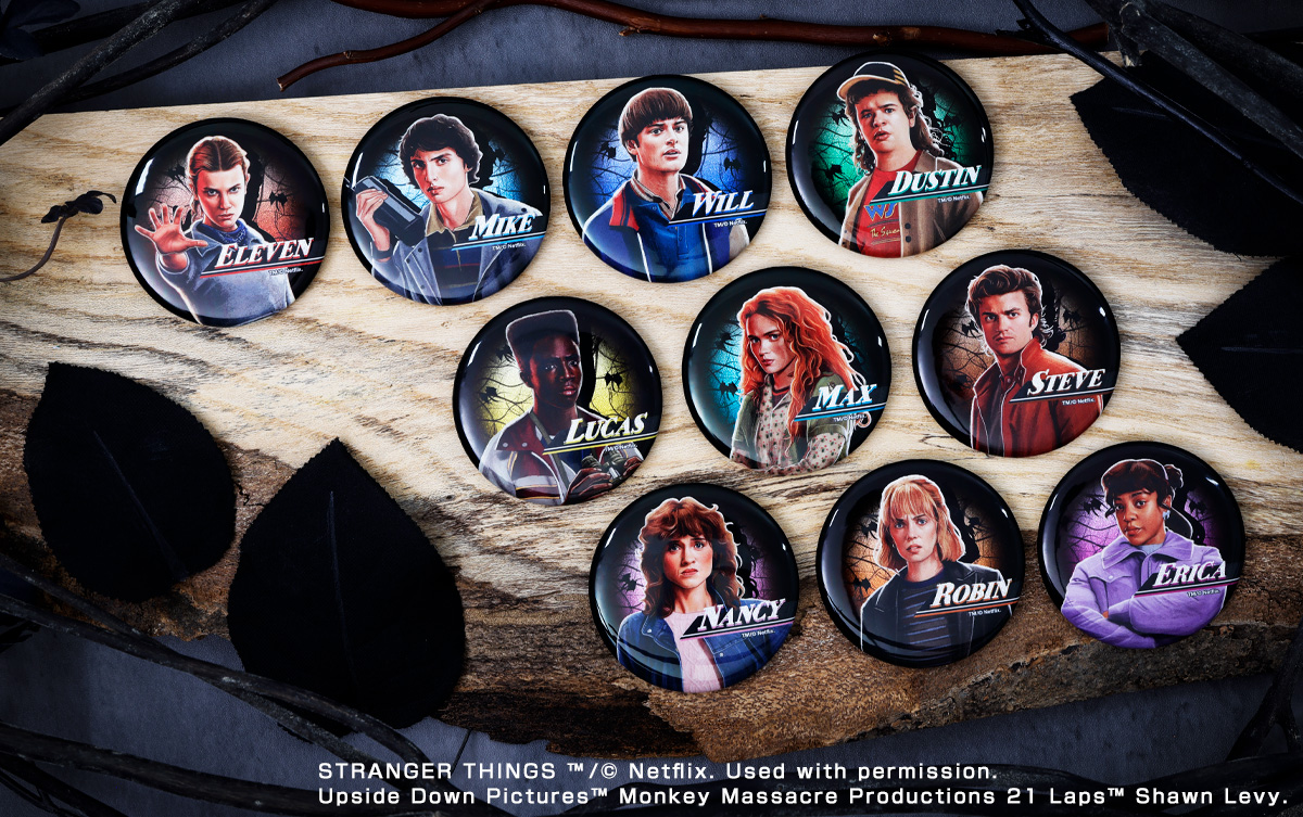 ストレンジャーシングス 東京コミコン2022 缶バッジ 6個セット